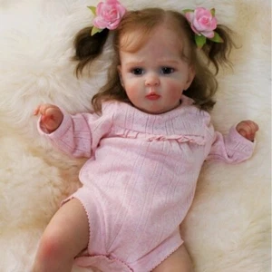 Muñecas bebé Jocy Reborn de 20 pulgadas cuerpo de tela juguete suave al tacto para niños regalos - Imagen 1 de 6