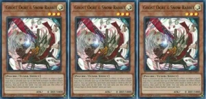 *** 3X GHOST OGRE & SNOW RABBIT 3X *** ULTRA RARE PLAYSET (LP) DUDE-EN001 - Picture 1 of 1