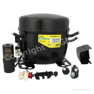 230V 50Hz 60Hz refrigeration compressor Danfoss FR10G 103G6880 made by Secop - Image 1 of 4