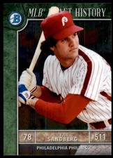 2017 Bowman Draft MLB History Ryne Sandberg #MLBD-RS Green