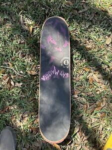 bam margera skateboard-pink -Well Used