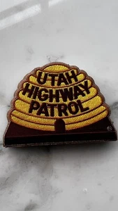 Utah Highway Patrol Vintage Woven Embroidered Patches.new - Picture 1 of 5