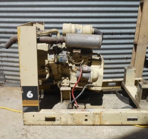 YANMAR 3TN75E-RK Diesel Engine on Skid For Generator - Picture 1 of 6
