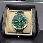 IWC Portugieser Chronograph. Green Dial IW371615 2022 Box Papers, Brand New