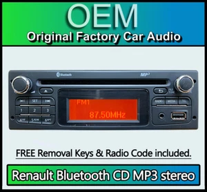 Renault Trafic CD player radio stereo with Bluetooth USB AUX and Code 281156951R - Picture 1 of 5