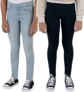 NWT 2 Pack Girls Levis Pull On Jeggings Sz 12 Regular Stretch Jeans - Picture 1 of 4