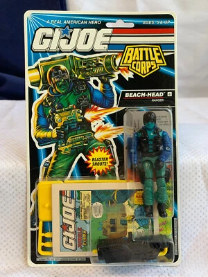 Hasbro G.I. 1992 Figura de acción Joe Battle Corps BEACH-HEAD paquete blister sellado Foto 1 de 4
