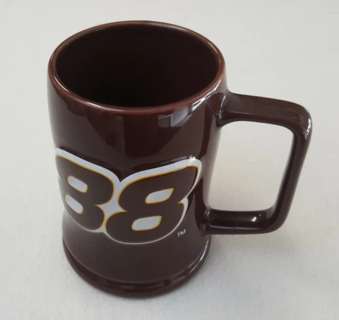 DALE JARRETT #88 Race Car Driver BEER MUG NASCAR Robert Yates Racing Cover