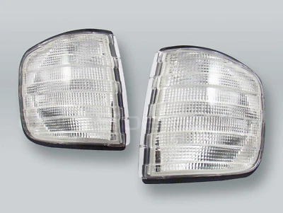 TYC Clear Corner Lights Parking Lamps PAIR fits 1981-1991 MB S-Class W126 4-DOOR - Image 1 of 3