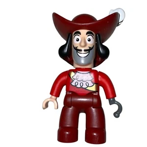 LEGO Duplo Captain Hook Minifigure Disney Jake Peter Pan Never Land Pirates - Picture 1 of 2