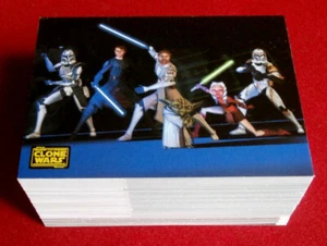 STAR WARS - THE CLONE WARS - COMPLETE BASE SET (90 cards) - Topps 2008 - Picture 1 of 12