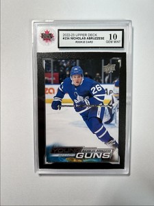 2022-23 Upper Deck Young Guns Nicholas Abruzzese Rookie . #234 KSA 10