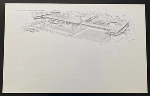 BUILDING PLANS & DESIGNS OF FRANK LLOYD WRIGHT WASMUTH PLATE 79 HORSESHOE INN - Picture 1 of 6