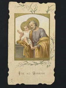 heilige karte chromolithographie santino bild pieuse "SAN JOSE" - Bild 1 von 2