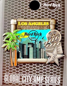 2020 HARD ROCK CAFE LOS ANGELES 3D GLOBAL CITY AMP SERIES LE PIN - Bild 1 von 1