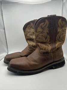 Justin Stampede Handler Comp Toe Work Boot (Medium Brown) Men's Size 13D WK4824 - Picture 1 of 20