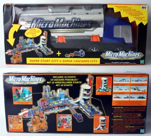 RARE 2001 HUGE MICRO MACHINES SUPER STUNT CITY PLAYSET HASBRO NEW SEALED ! - Picture 1 of 8