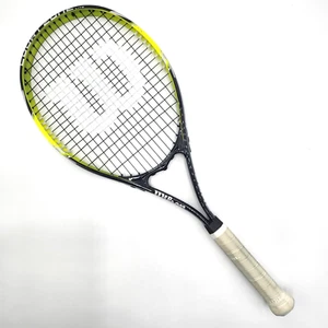 Wilson Court Zone Tennis Racket Adult 110" 4 3/8 Grip Graphite Yellow - Picture 1 of 11