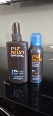 PIZ BUIN Protect & Cool Sun Mousse SPF10 150ml 1 Moisturising Spray SPF15 200ml - Image 1 of 2