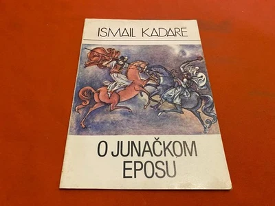 ABOUT THE HEROIC EPIC 1979 ISMAIL KADARE VINTAGE ALBANIAN BOOK O JUNAČKOM EPOSU - Image 1 of 4