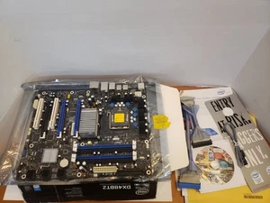 Intel Core 2 Extreme Series ATX Desktop Motherboard DX48BT2 As Pictured - Afbeelding 1 van 5