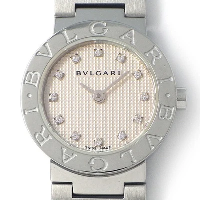 Reloj BVLGARI Bulgari Bulgari BB23SS 12 Puntos Diamante Índice SS Cuarzo - Imagen 1 de 4