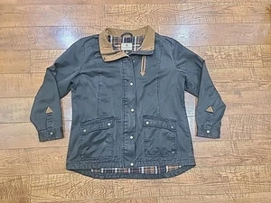 Legendäre Whitetails Damen Saddle Country Shirt Jacke Gr. XL grau Chore Mantel - Bild 1 von 9