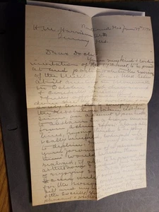 1895 QUINCY to RUTLAND, ILLINOIS Postal History Cover w/ DOCTOR letter - Picture 1 of 3