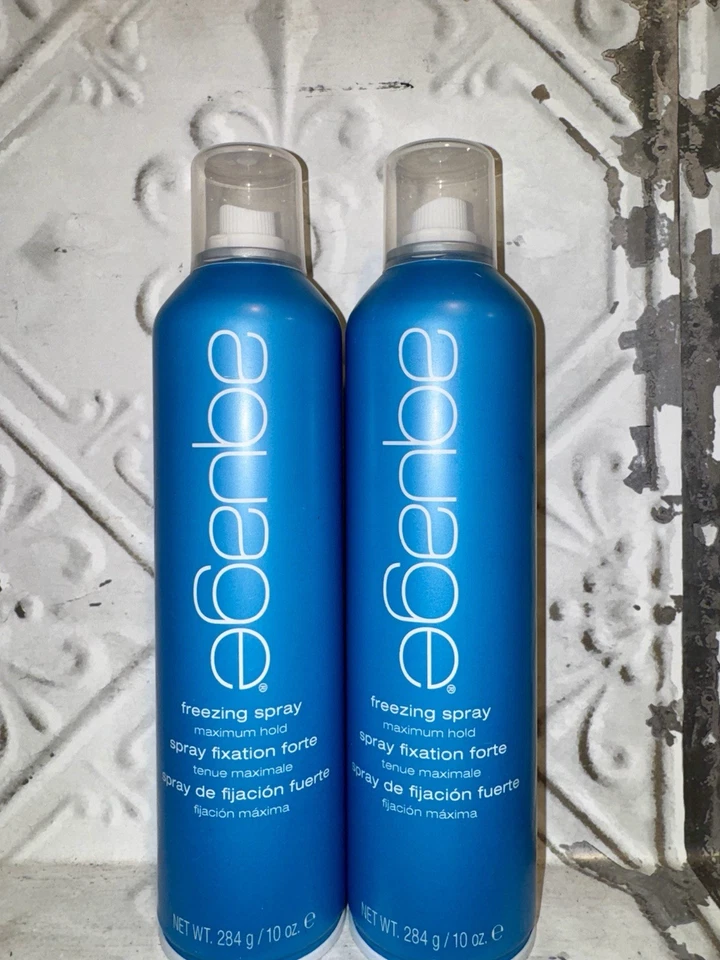 2 PACK! ORIGINAL FORMULA - AQUAGE FREEZING SPRAY MAXIMUM HOLD HAIRSPRAY 10 OZ - Image 1 of 4