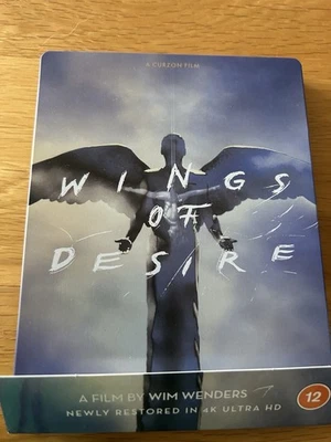 WINGS OF DESIRE 4K Ultra HD STEELBOOK Blu Ray Wim Wenders Peter Falk NEW Curzon - Image 1 of 3