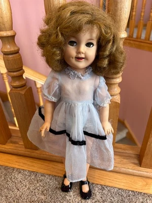 Vintage 1950s vinyl Ideal Shirley Temple Character girl doll w/ flirty eyes - Image 1 of 4