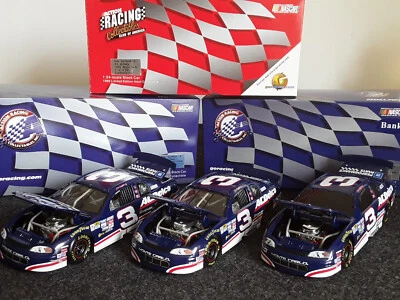 Dale Earnhardt Jr 1999 NASCAR Champion 3 different 1:24 AC Delco Monte Carlos - Image 1 of 4