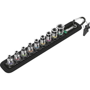 Wera 8790 HMA 9 Piece 1/4 Drive Zyklop Bolt Holding Socket Set - Picture 1 of 10