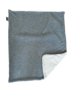 Amari Baby Blue Fleece Sherpa Thick Plush Baby Kids Security Lovey Blanket - Picture 1 of 6