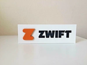 Z Zwift Logo Video Game Training Collectible Display Text Cycling Virtual Roads - Picture 1 of 2
