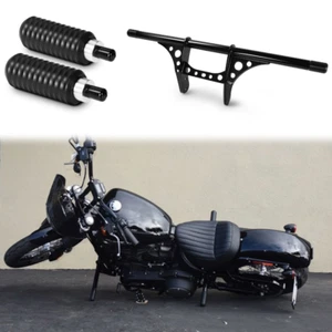 Front Guard Bar & Upper Shock Mounts Bar For Harley Sportster Iron 883 XL883N US - Bild 1 von 12