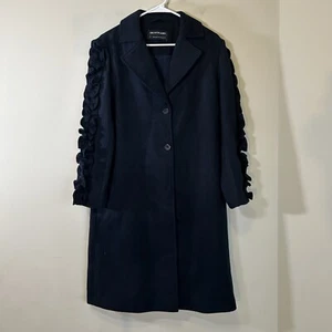 Abrigo de invierno para mujer The Fifth Label talla S azul marino largo dos botones largo - Imagen 1 de 10