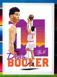 Framed PHOENIX SUNS NBA Basketball Poster DEVIN BOOKER - 45cm x 32cm x 3cm - Bild 1 von 4