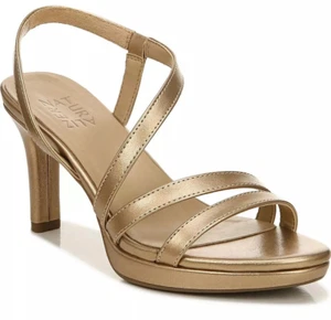 Naturalizer scarpe sandali donna brenta con cinturino, taglia 9, bronzo perlato, nuovi - Foto 1 di 3