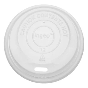 Karat KE-KDL508, Compostable Sipper Dome Lid for 8-Ounce Hot Cups, 1000/CS - Picture 1 of 1