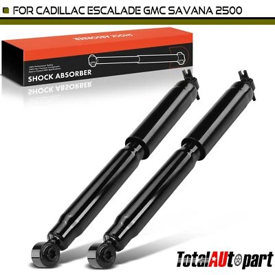Amortiguador trasero 2 piezas para Chevrolet Express 2500 GMC Yukon Cadillac Escalade Foto 1 de 4