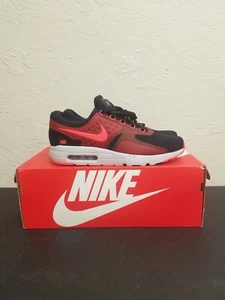 NEW Nike Air Max Zero Essential Black Bright Crimson 876070-007 Men’s Size 11.5 - Picture 1 of 7