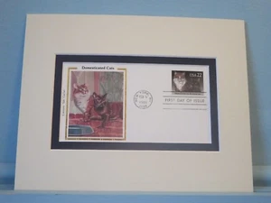 The Burmese and Maine Coon  Cat & First Day Cover of their own stamp - Picture 1 of 1