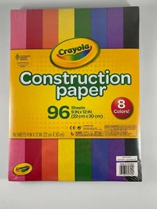 Crayola Baupapier, 96 Blatt, 9" x 12", 8 Farben - Bild 1 von 2