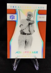 Panini 2022 National Treasures - George Sisler Treasured Stats - Browns /99 SP - Picture 1 of 2