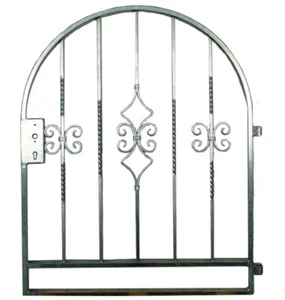 Gartentor Gartenpforte Metalltor Gartentür Karat Rundbogentor Pforte 1200x960 mm - Bild 1 von 3