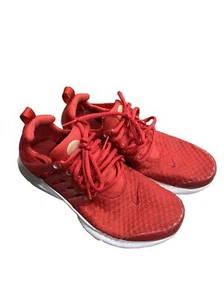 Nike Presto Running Shoes Red White Womens Shoes Size 7Y - Picture 1 of 5