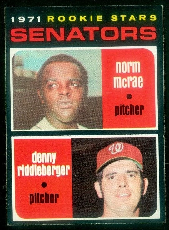 1971 TOPPS #93 SENATORS ROOKIES EXMT - Image 1 of 1