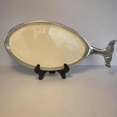 Mud Pie Whale Shaped Serving Dish Plate Platter  - Image 1 of 4