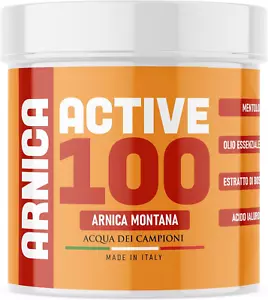 Active 100 Crema Arnica per Cavalli Uso Umano Extra Forte 600 Ml, Pomata Rinfres - Foto 1 di 12